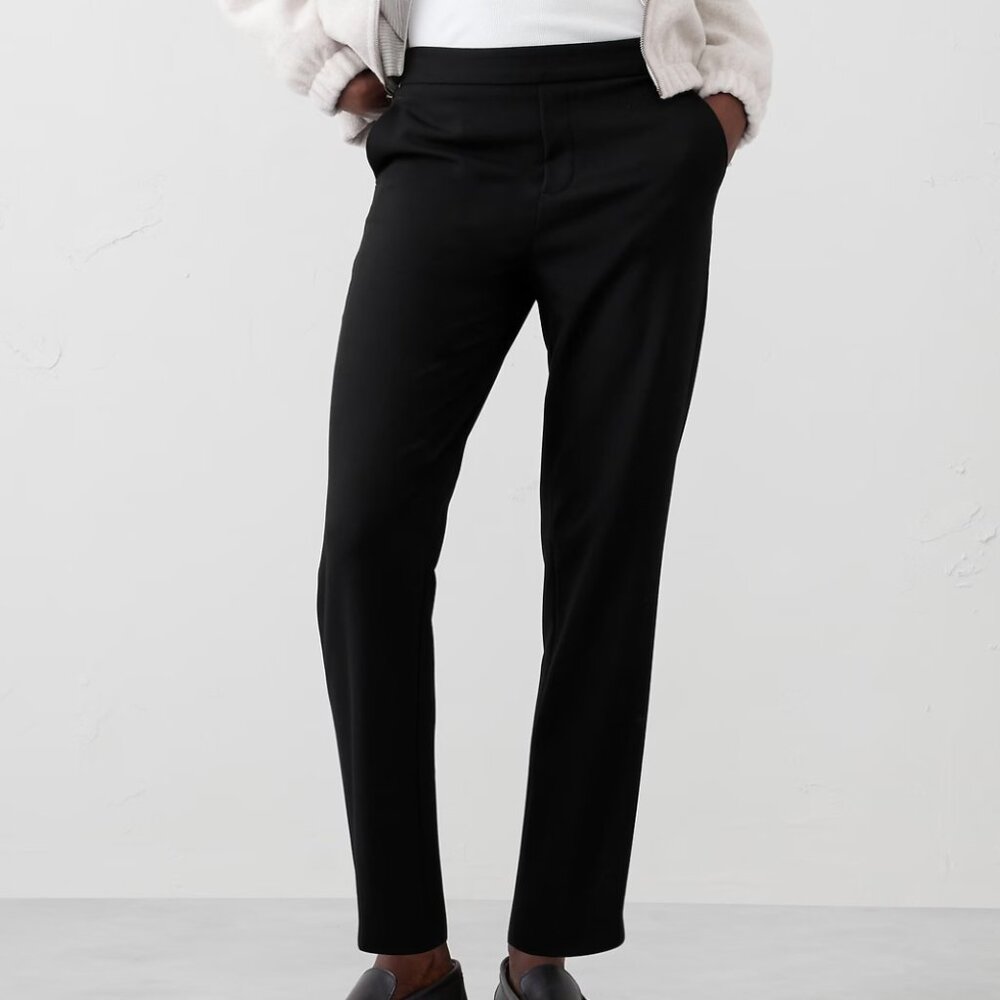 Banana Republic Hayden Tapered Pant - Black
